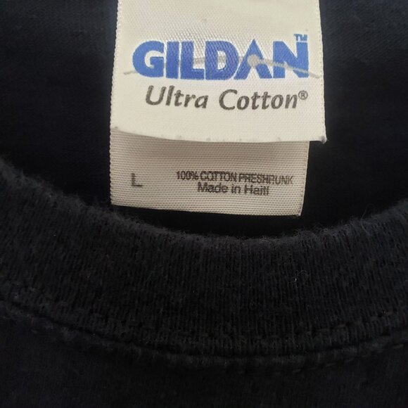 Home Is Where I Go When The Beer Runs Out T-shirt Black Size L Cotton - Picture 4 of 4